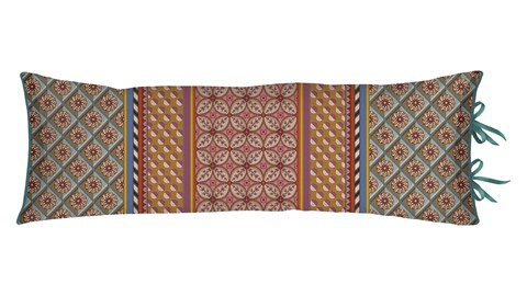 Sierkussen Bogolan long, multi