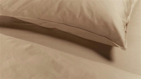 Dekbedovertrek Cotton Uni, khaki