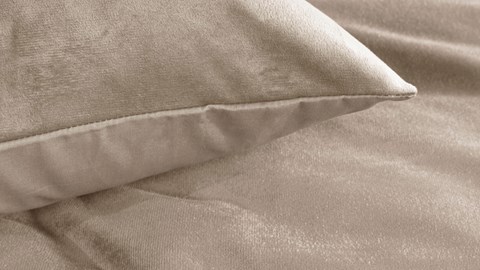 Dekbedovertrek Velvety, sand