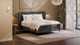 Boxspring Mesa - Warm wool, anthracite