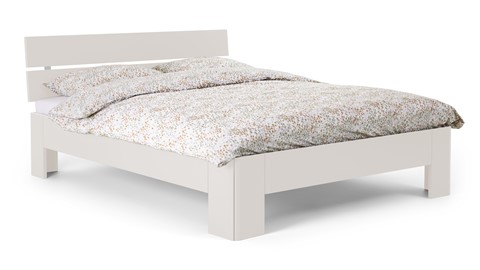 Bed Fresh 400 met hoofdbord, wit