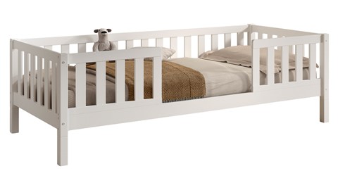 Kajuitbed Dallas met uitvalbeveiliging, wit