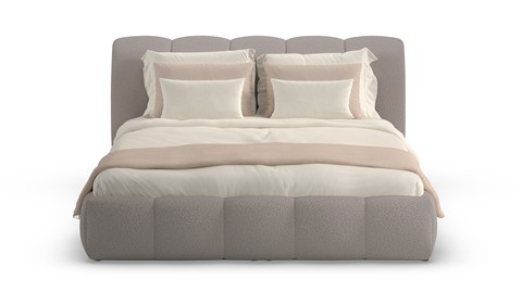 Bed Dune - Warm wool, grey