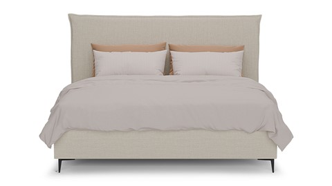 Opbergbed Morgan - Pure touch, natural