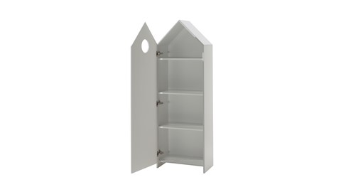 Kast Casami 1 deur, grijs