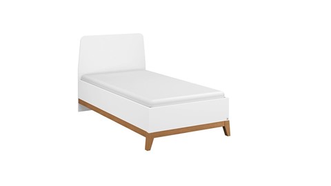 Bed Nevada, wit-eiken