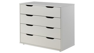 Ladekast Met 7 Stoffen Laden, Opbergmeubel Van Bruin MDF Met Kantelbeveiliging Voor Slaapkamer En Woonkamer