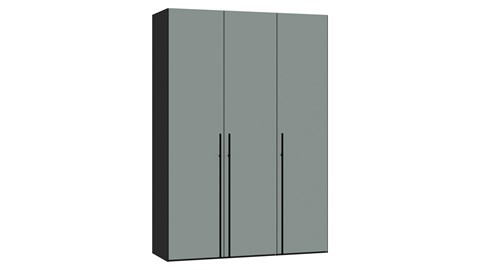Draaideurkast Switchline, novazwart/saliegroen