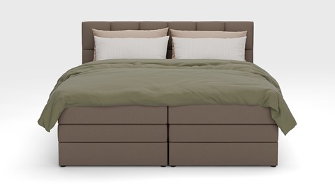 Opbergboxspring Jade - Matte leather, taupe