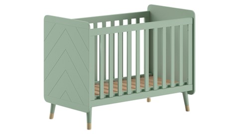 Babyledikant Billy, groen