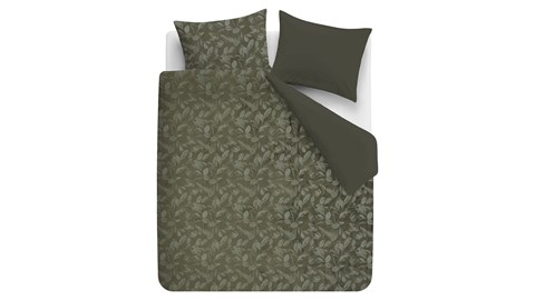 Dekbedovertrek Sanu, olive green
