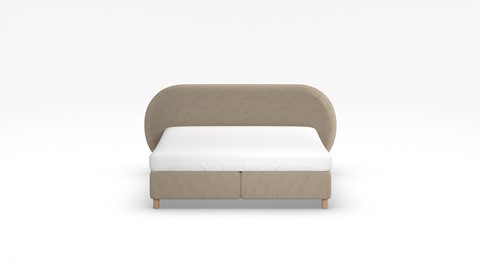 Boxspring Flow met Kårlsson Excellence matras, natural