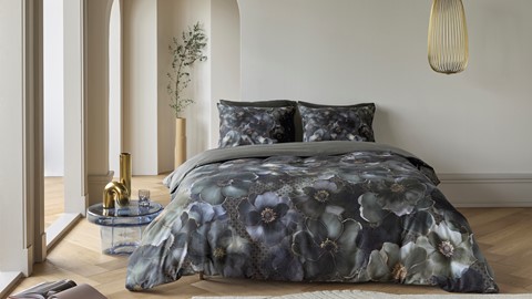 Dekbedovertrek Decorum, grijs groen