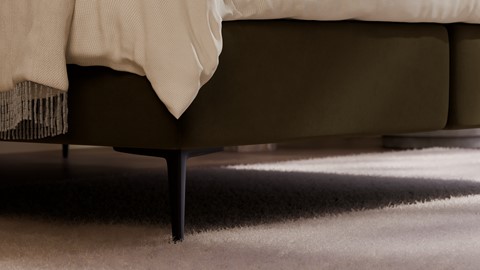 Boxspring Mesa met Kårlsson Excellence matras, forest