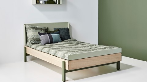 Bed Popsicle, groen