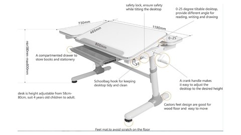 Bureau Comfortline 502, wit