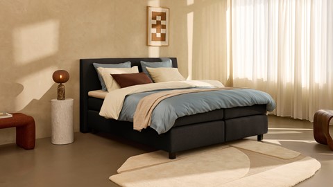 Boxspring Autentik Kurbat, black