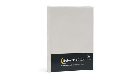Hoeslaken Biologisch perkal matras, grijs