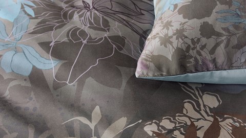 Dekbedovertrek Growth, blue grey