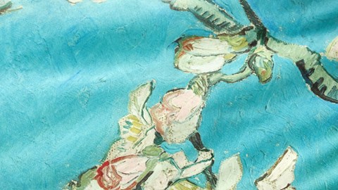 Dekbedovertrek Almond Blossom de Velours, blauw