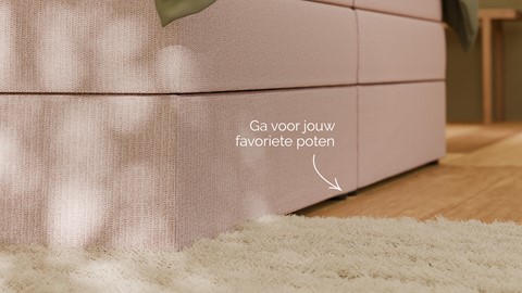 Opbergboxspring Jade - Bold touch, pale