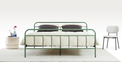 Bed Alex 2-persoons, groen