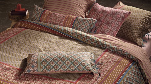 Dekbedovertrek Bogolan, multi