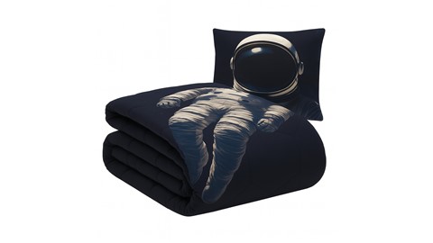 HappyBed (Kids) Astronaut - dekbed zonder overtrek