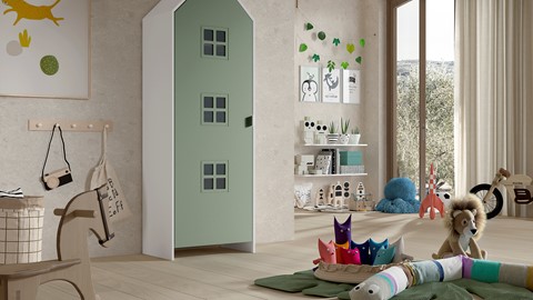 Draaideurkast Casami Bruges, entangled green