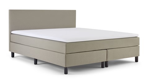 Box Owen Plus vlak met gestoffeerd matras, light grey