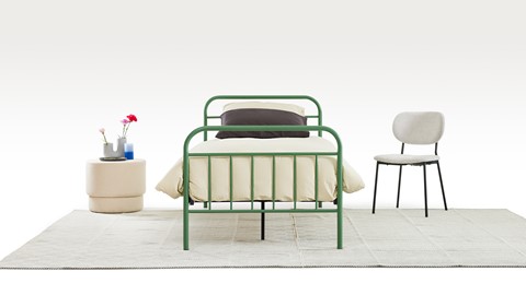 Bed Alex 1-persoons, groen