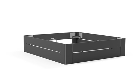 Bed Fresh 500 met 3 opbergladen, antraciet