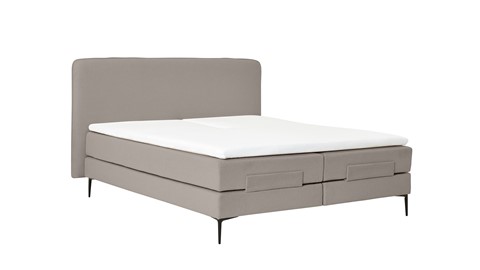 Boxspring Quartz verstelbaar met gestoffeerd matras, rpes 83