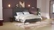 Boxspring Emerald met Silver Pocket Deluxe Foam matras, dark grey