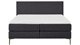 Boxspring Emerald vlak met gestoffeerd matras, anthracite