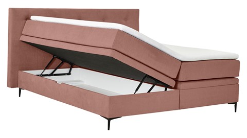 Opbergbox Citrine met gestoffeerd matras, blush