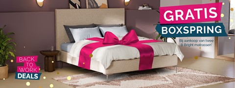 Nu tijdelijk een gratis boxspring