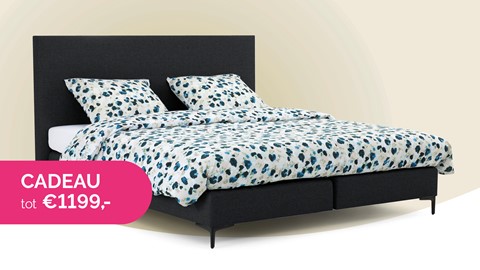 B Bright Gold 300 matras met boxspring Emerald