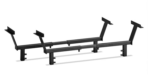 een zwart metalen voorwerp met een witte achtergrond