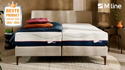 Matrassen op een bed