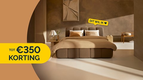 Een bed in een kamer