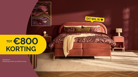 Boxspring 210 cm lang