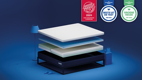 een matras in een doos
