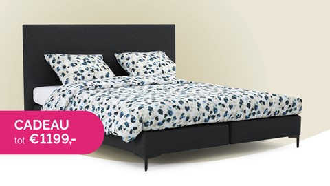 B Bright Gold 300 matras met boxspring Emerald