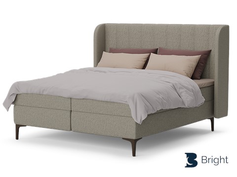 een bed met een hoofdeinde