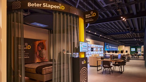 Inkijk in Beter Bed showroom