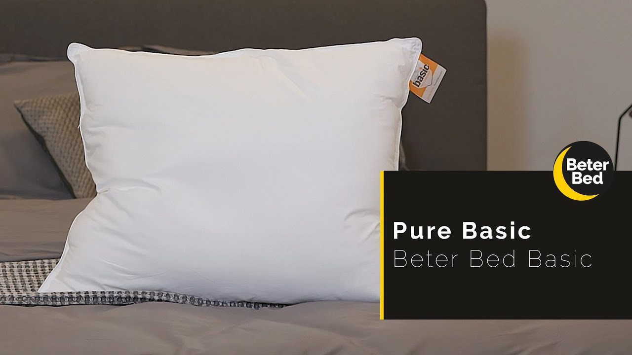 Hoofdkussen Pure Basic | Beter Bed Basic | Hoofdkussen kiezen | Beter Bed