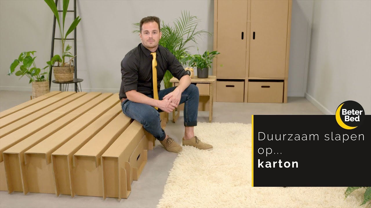 Paper bed: duurzaam slapen op karton | Beter Bed België