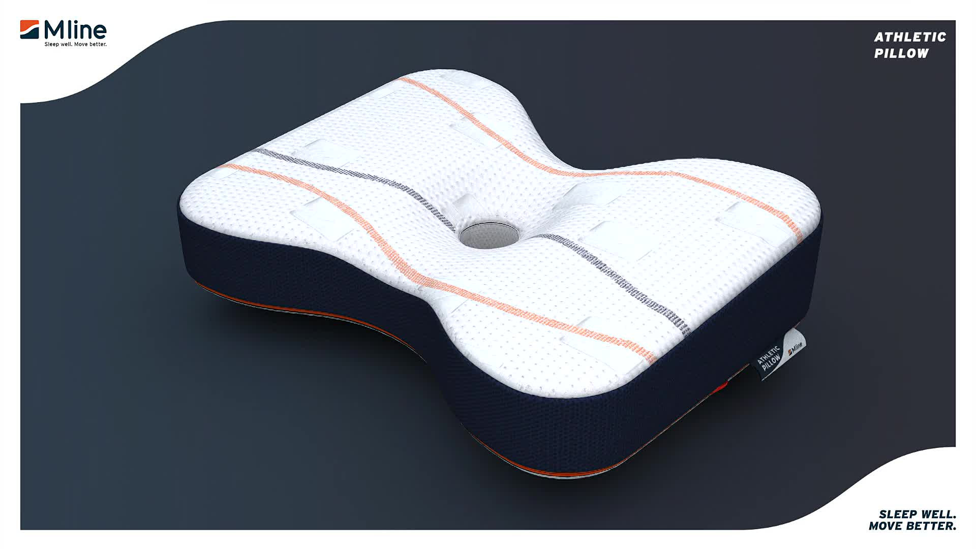 M line Athletic Pillow