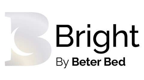 een logo met een witte en zwarte tekst